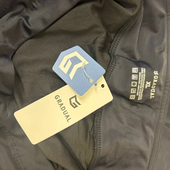 G Gradual Black High Waisted Board Shorts with Pockets Size XL - Picture 8 of 9